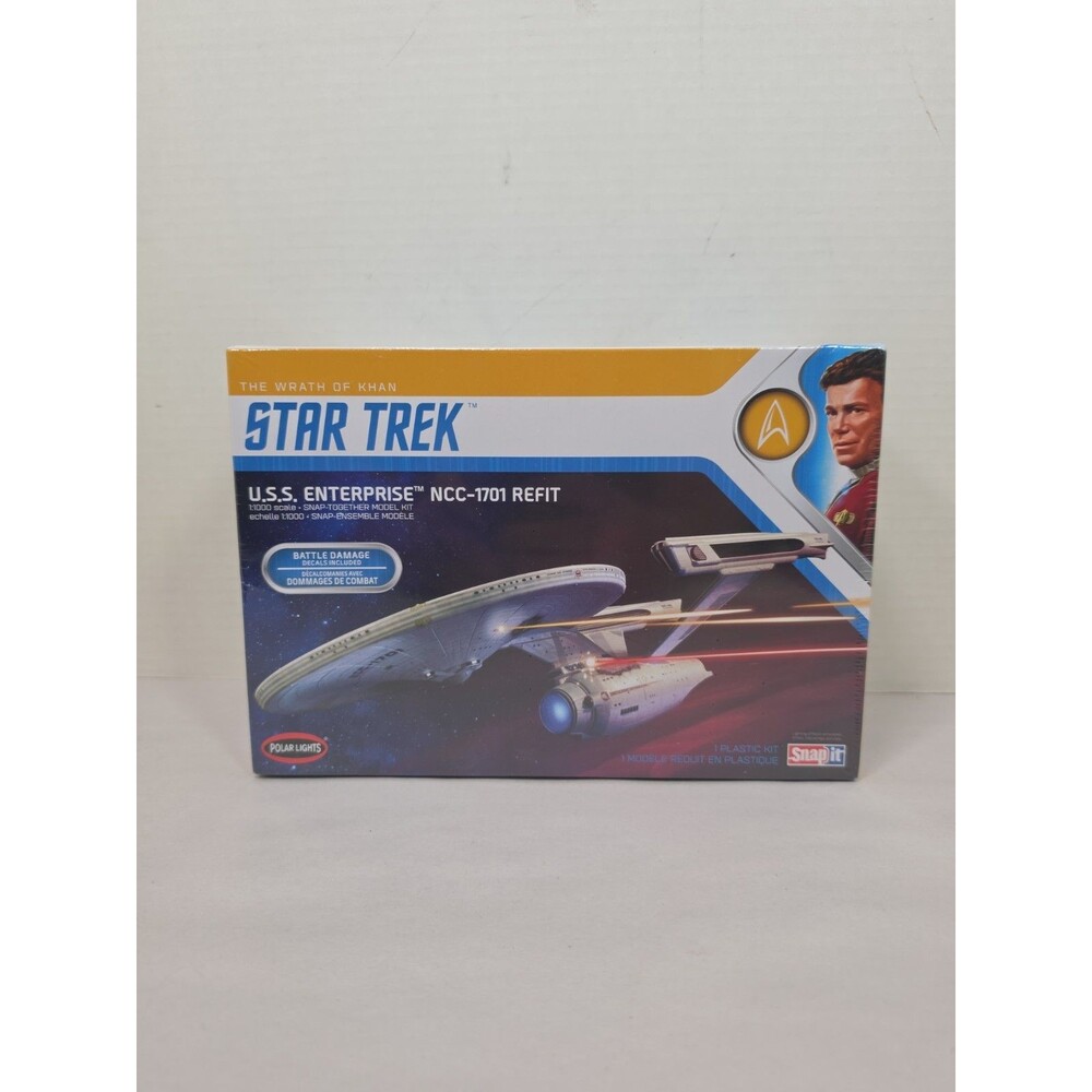 Polar Lights 974M 1:1000 Star Trek USS Enterprise Refit Wrath Khan